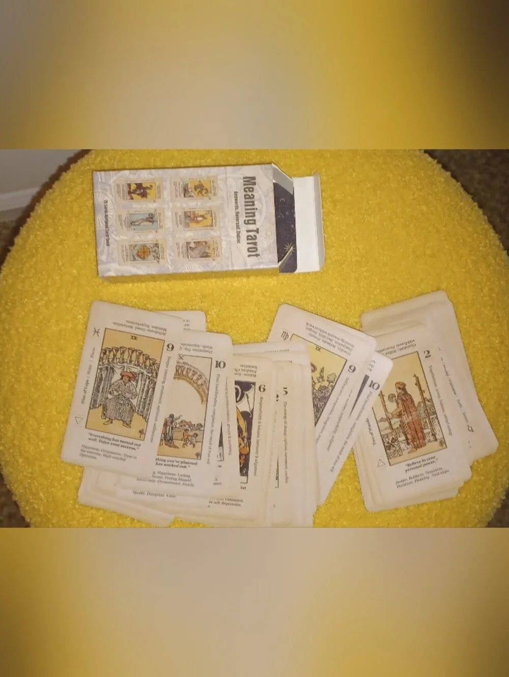 Meaning Tarot 78-Card Deck - Illustrated Tarot Cards